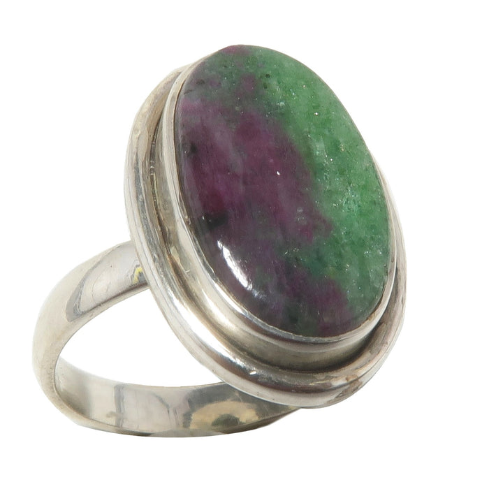 ruby zoisite ring
