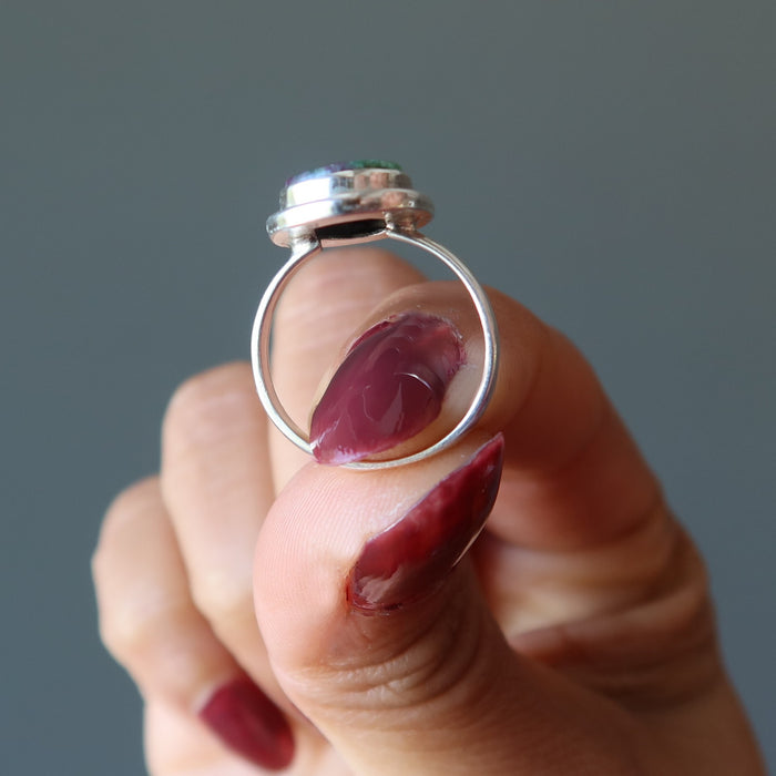 Ruby Zoisite ring