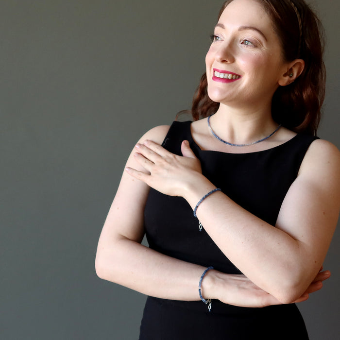 blue sapphire necklace