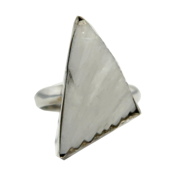 raw scolecite ring