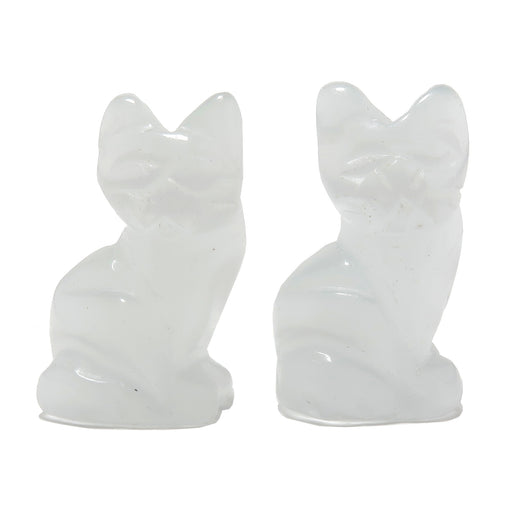 white selenite cats