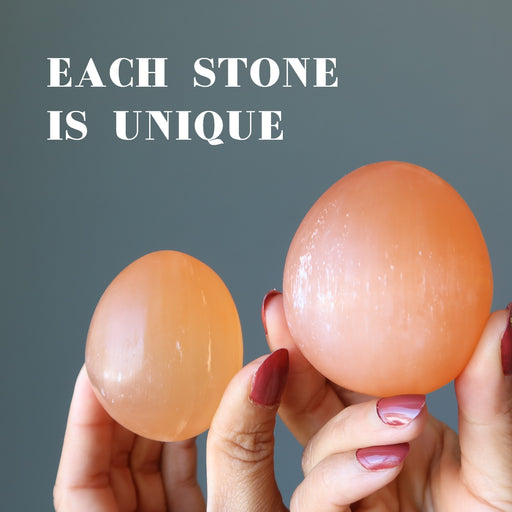 orange selenite eggs