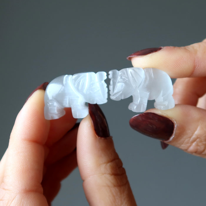 selenite elephants