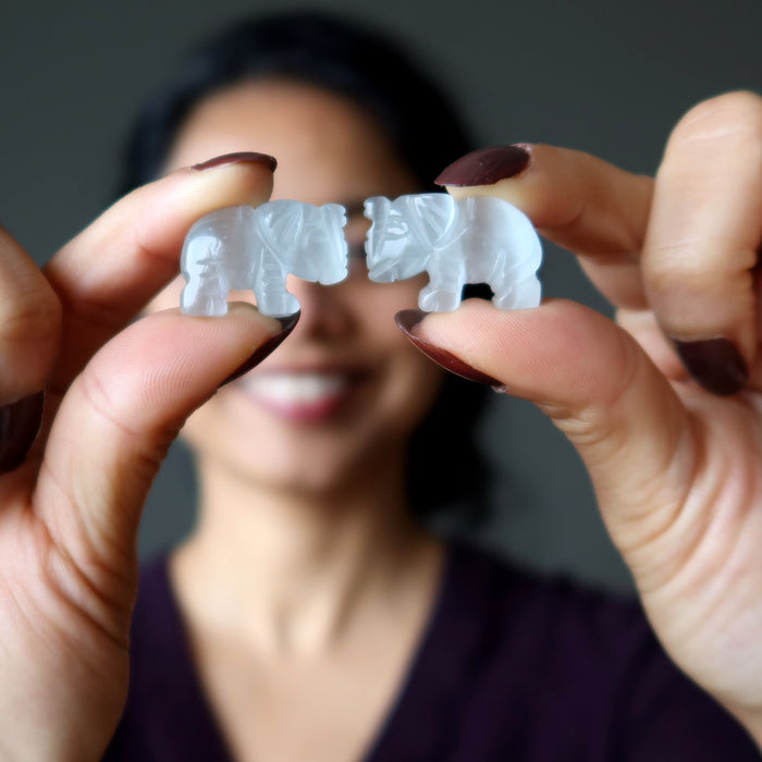 selenite elephants