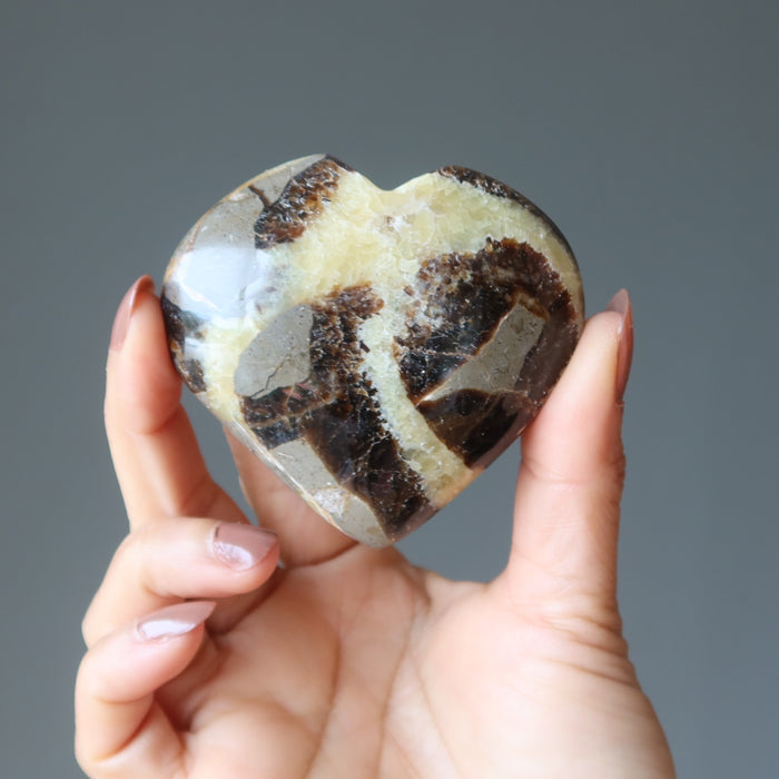 Septarian Heart Mosaic Beauty Dragon Stone