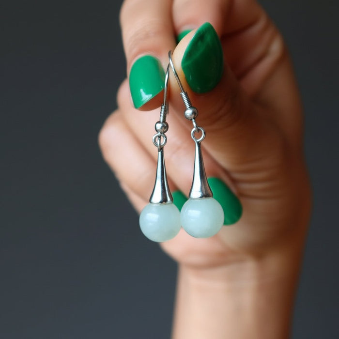 Serpentine Earrings Daydreamer Calm Green