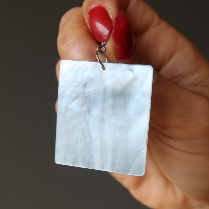 Shell Earrings and Pendant Set Giraffe Jewelry