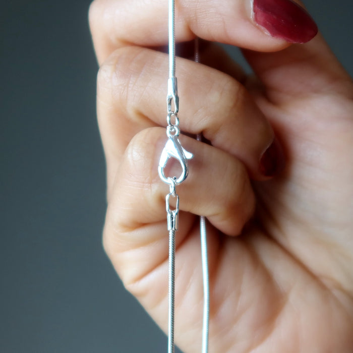 Silver Plated Chain Necklace Simply Splendid Snake