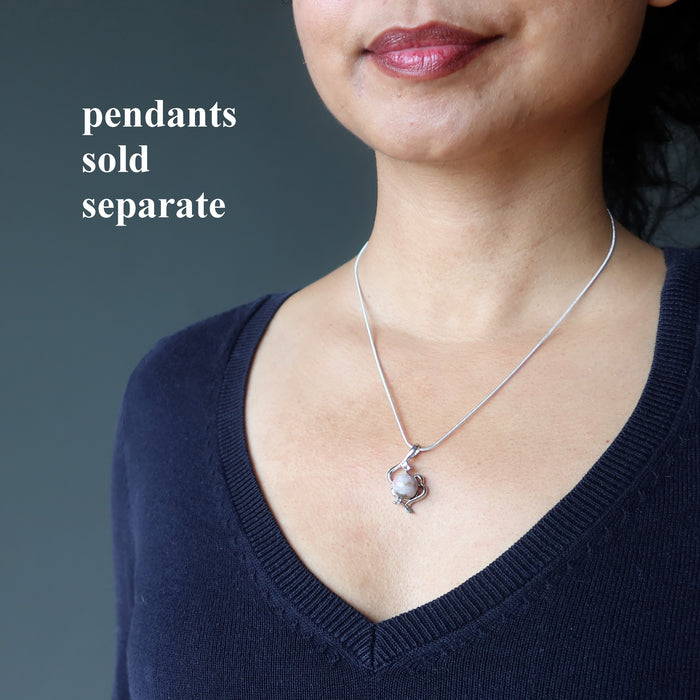 Silver Plated Chain Necklace Simply Splendid Snake