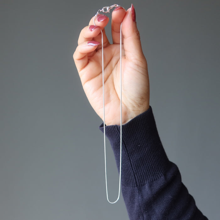 Silver Plated Chain Necklace Simply Splendid Snake