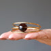 holding on the palm Smoky Quartz Bracelet 