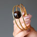 hand holding Smoky Quartz Bracelet