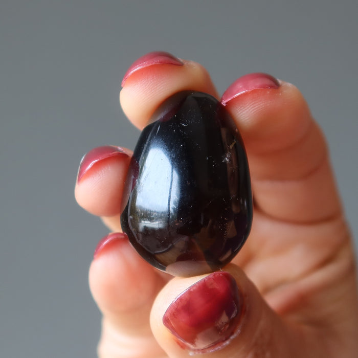 smoky quartz egg