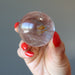 holding Smoky Quartz Sphere