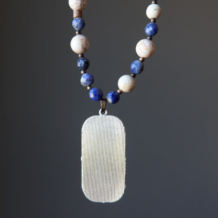 Sodalite Magnesite Necklace