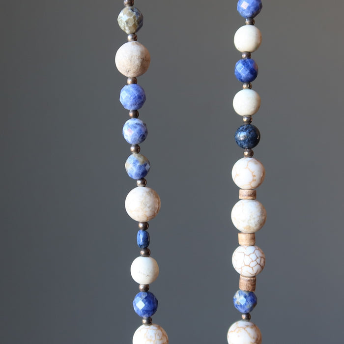 Sodalite Magnesite Necklace
