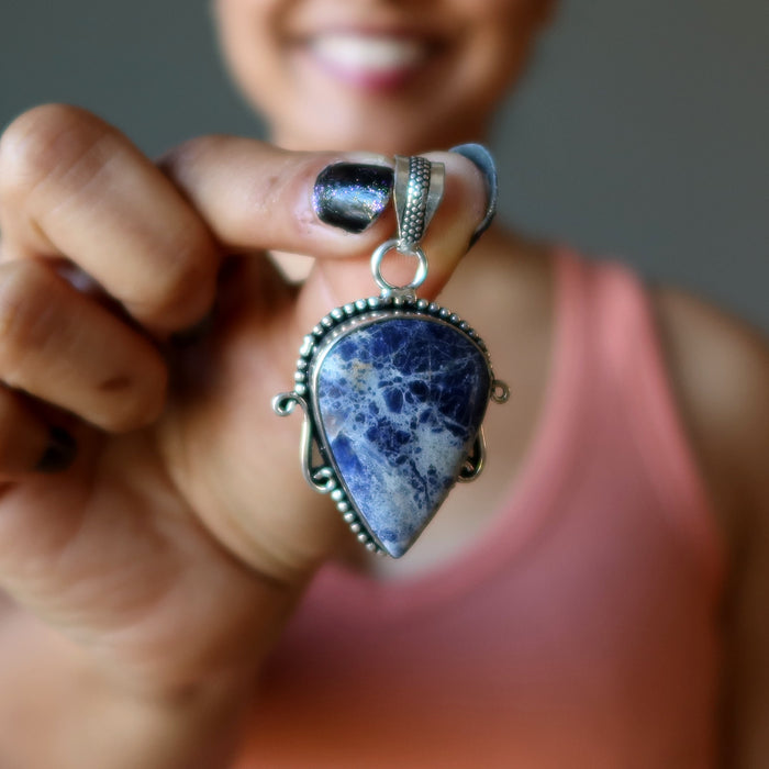 sodalite pendant