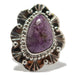 sugilite flower ring