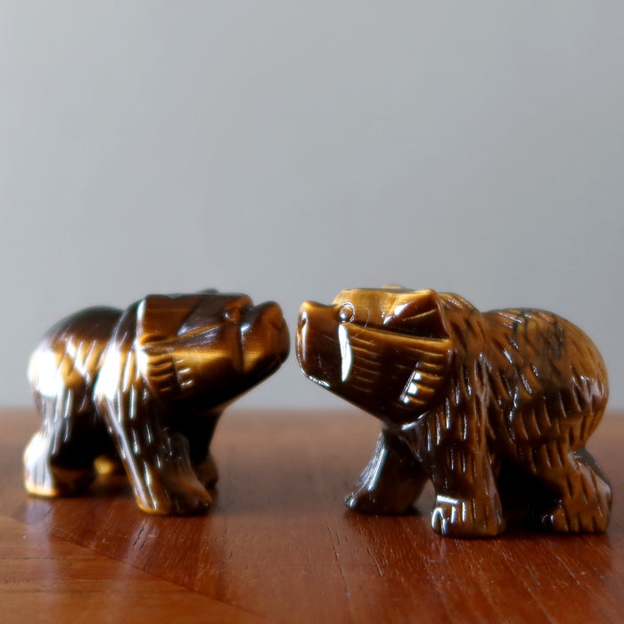 two Tigers Eye Bears 