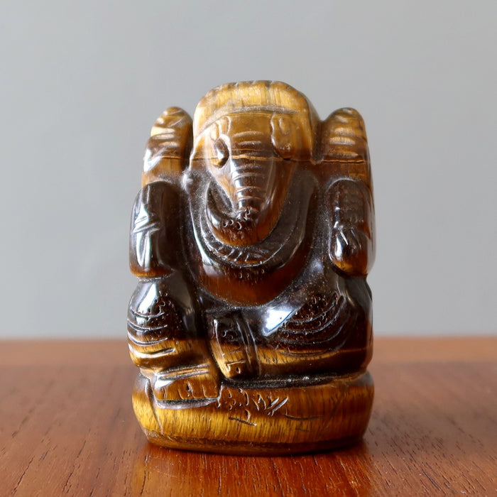 Tigers Eye Ganesh 