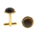 Gold Tigers Eye Cufflinks - Brown Mens Accessories