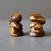 two 1" Tigers Eye Rabbits 