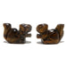 2 Tigers Eye squirrels 