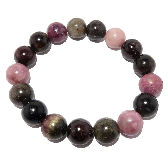 multi colored tourmaline stretch bracelet