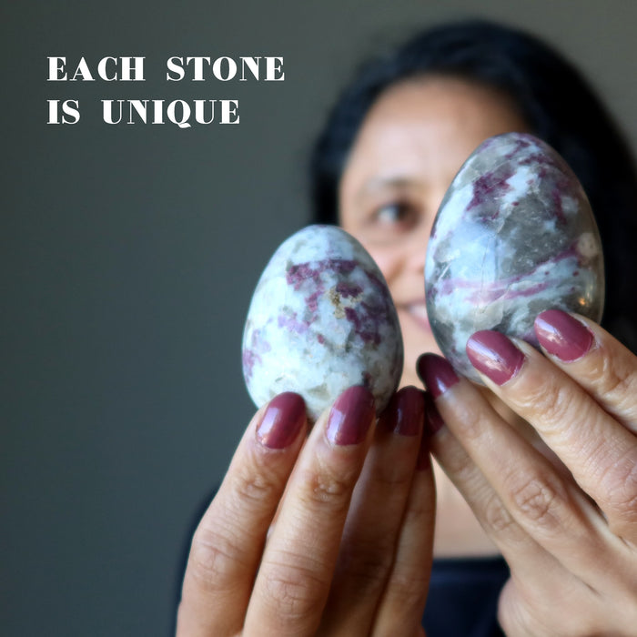 Red Tourmaline Egg Bleeding Heart Healing Wounded Warrior