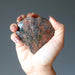 unakite heart in hand