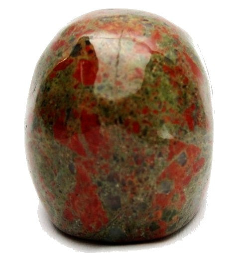 Unakite Skull Psychic Communication Natural Crystal Carving
